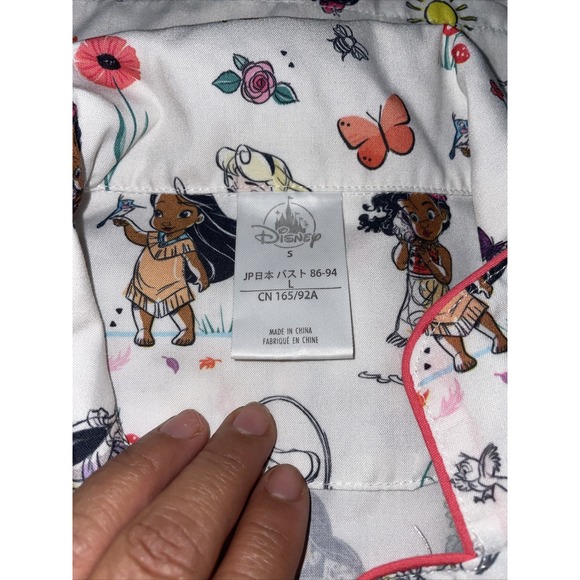 DISNEY STORE ANIMATORS COLLECTION DISNEY PRINCESS PAJAMA PJ SET FOR WOMEN SZ SM - Picture 9 of 16